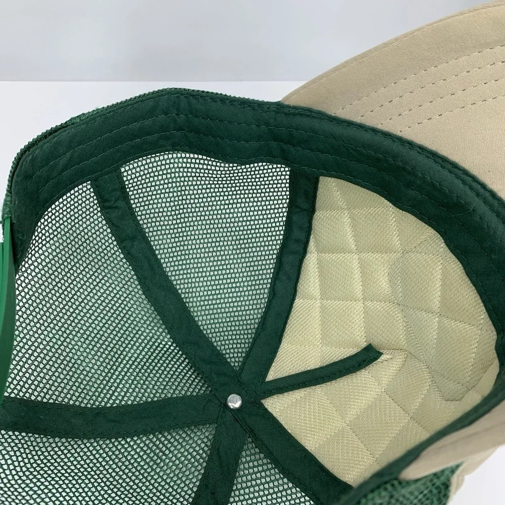 Hochatime Patch Hat Hochatown OK Quilted Green Mesh Adjustable Snap Baseball Cap